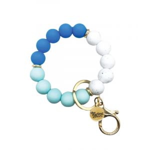 Assorted Hands-Free Silicone Bead Keychain Wristlet
