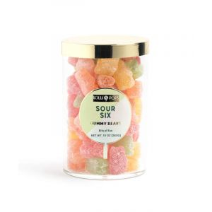 Sour Six Gummy Bears Tube