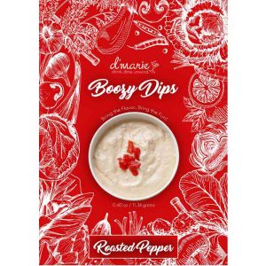 Roasted Pepper Boozy Dip
