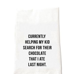 Search for Chocolate Tea Towel
