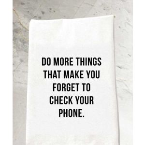Do More Things Tea Towel