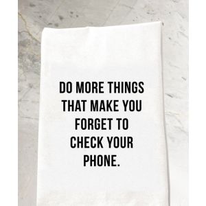 Do More Things Tea Towel
