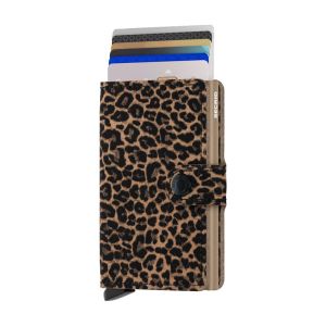 Leopard-Beige Miniwallet