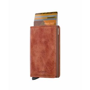Vintage Cognac Brown Slimwallet