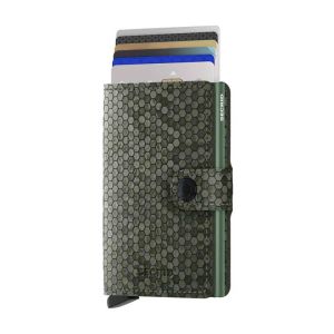 Green Hexagon Miniwallet