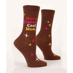 Here Comes Cool Mom Women's Crew Socks