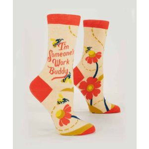 I'm Someone's Work Buddy Women's Crew Socks