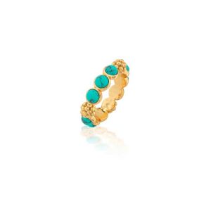 Berry Turquoise Gem Ring