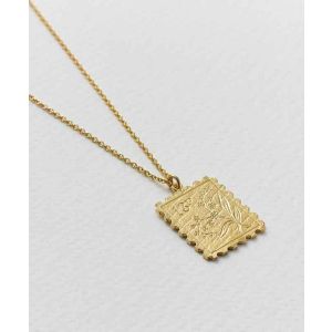 Floral Stamp Necklace