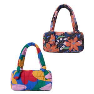Puffy Print Shoulder Bag