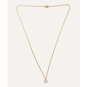 Gold Lucky Horseshoe Necklace