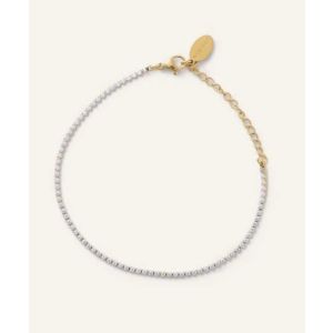 Gold Micro Tennis Bracelet