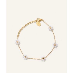 Pearl Daisy Bracelet
