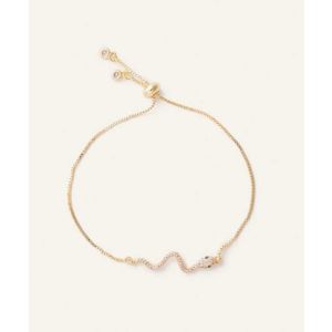 Presley Gold Snake Slider Bracelet