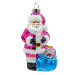 Gift Bag Santa Ornament