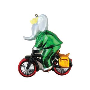 Babar Riding Around Town Ornament