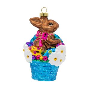 Chocolate Easter Bunny Ornament