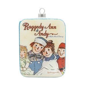 Raggedy Ann & Andy Book Cover Ornament